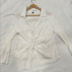 Elegant White Women's Top